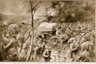 La gran retirada del ejército alemán de las orillas del río Marne en 1914 de Joseph Ratcliffe Skelton